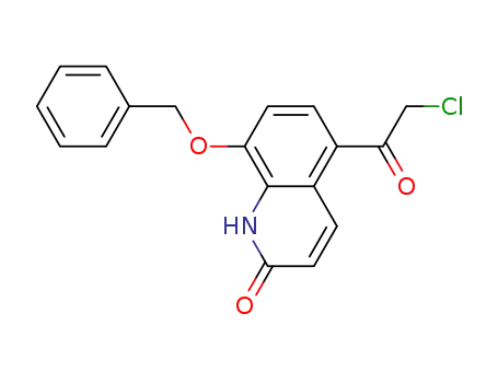 8-benzyloxy-5-[2-chloroacetyl]-1H-quinolin-2-one
